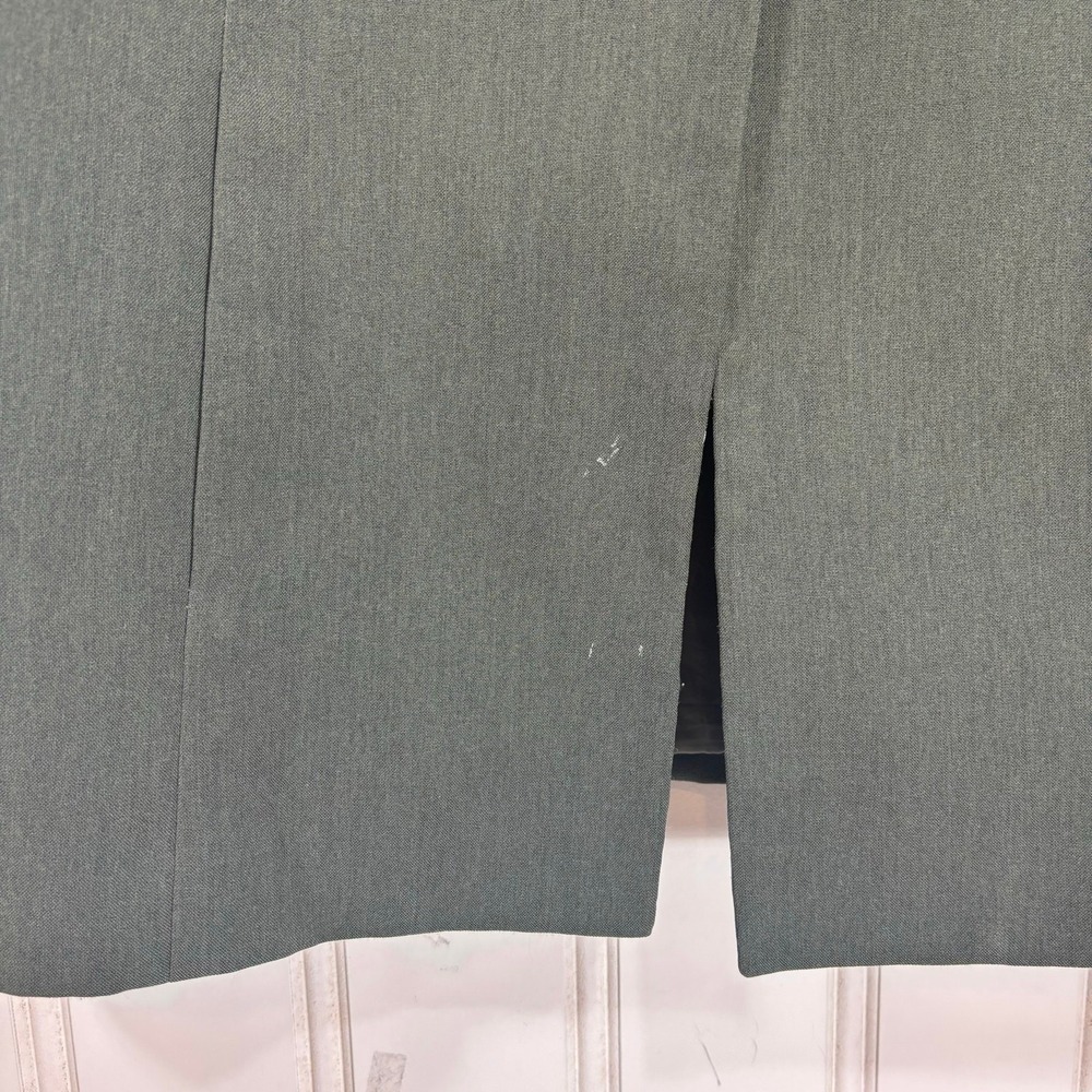Liz Baker Green Blazer Jacket Womens Size 10 One Button Academia Preppy Casual - Picture 8 of 10